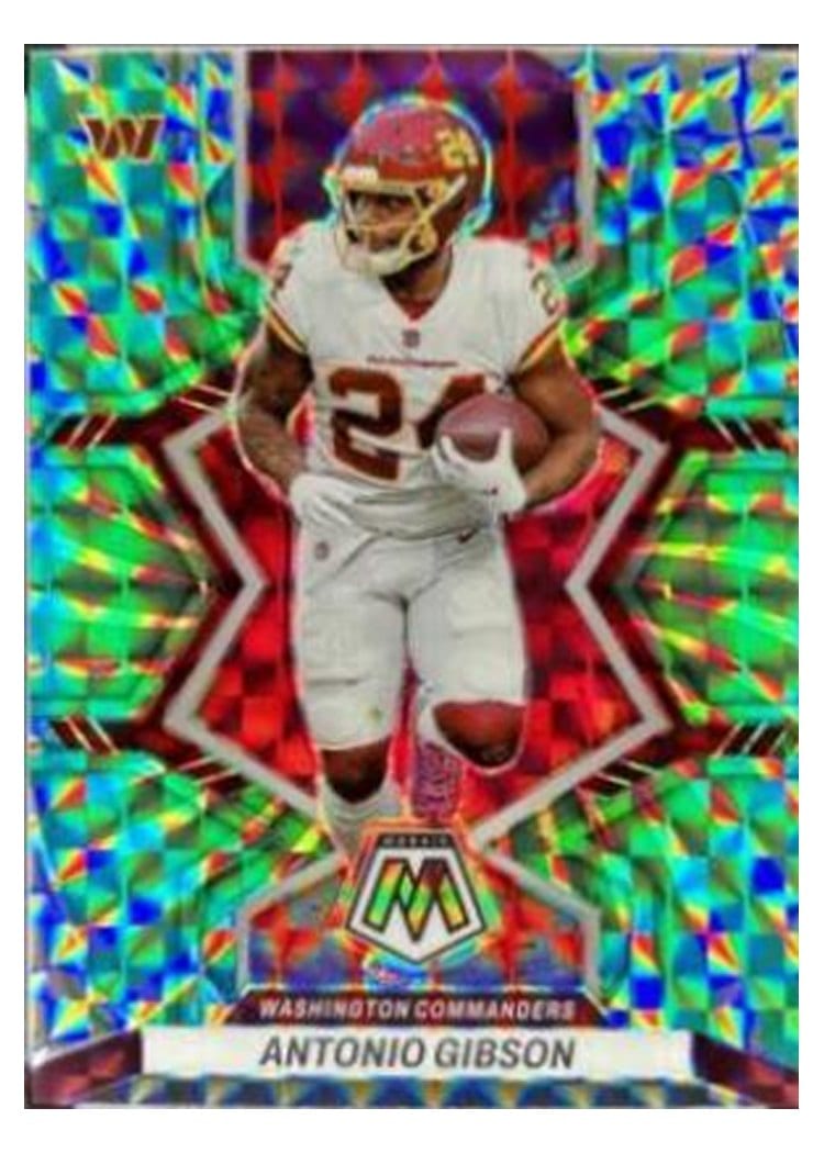 2022 Panini Mosaic Base Set Antonio Gibson #196 card