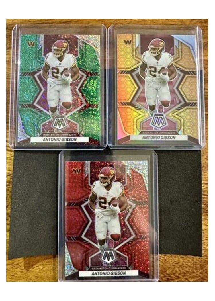 2022 Panini Mosaic Base Set Antonio Gibson #196 card