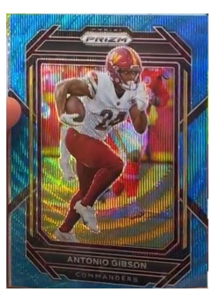 2022 Panini Prizm Base Set Antonio Gibson #293 card