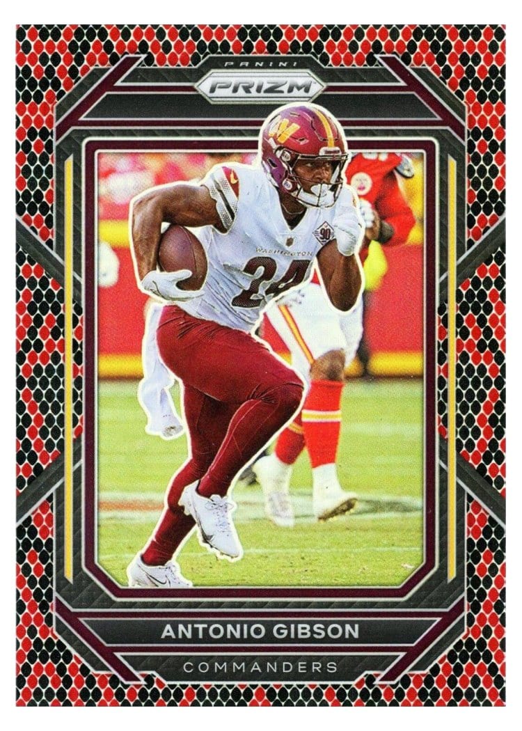 2022 Panini Prizm Base Set Antonio Gibson #293 card