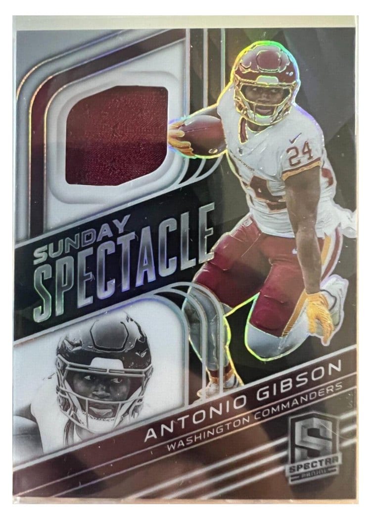 2022 Panini Spectra Sunday Spectacle Antonio Gibson #SS-AGI card