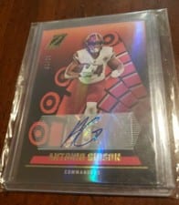 2022 Zenith Autographs Antonio Gibson #24 card
