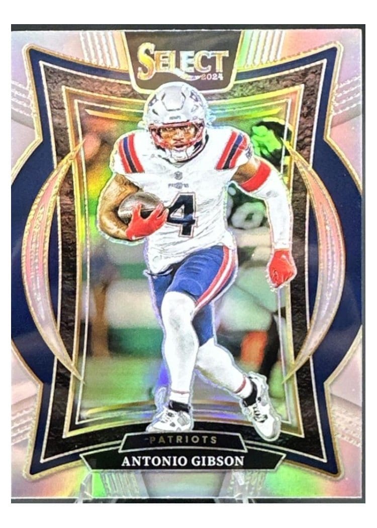 2024 Panini Select Base Set Antonio Gibson Silver Prizm #7 card