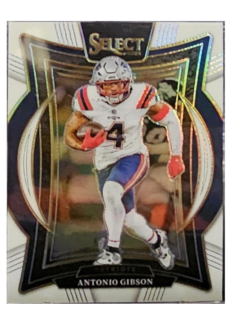 2024 Panini Select Base Set Antonio Gibson White Prizm #7 card