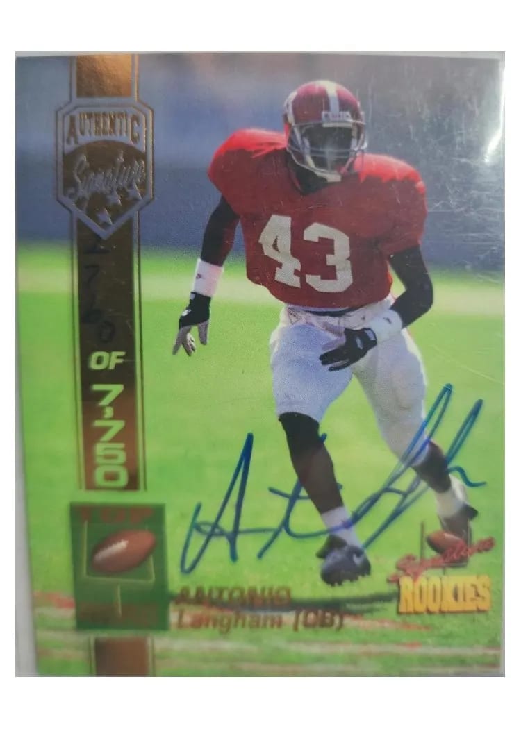 1994 Signature Rookies Autographs Antonio Langham #30 card