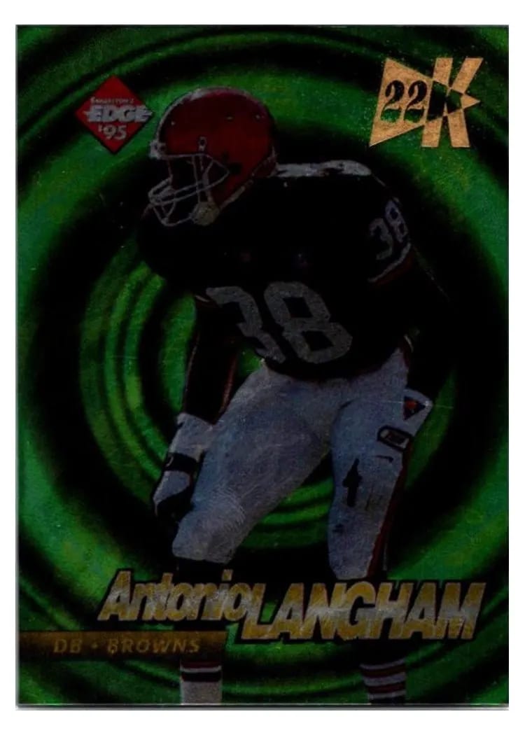 1995 Collector's Edge Edgetech Antonio Langham 22K Gold #13 card