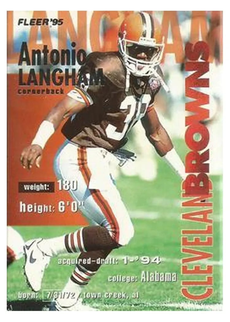 1995 Fleer Antonio Langham #84 card