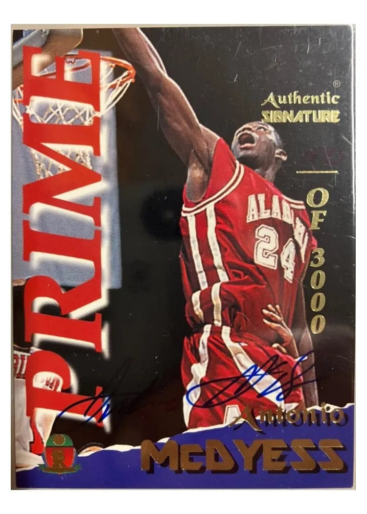 1995 Signature Rookies Fame and Fortune Antonio McDyess #23 card
