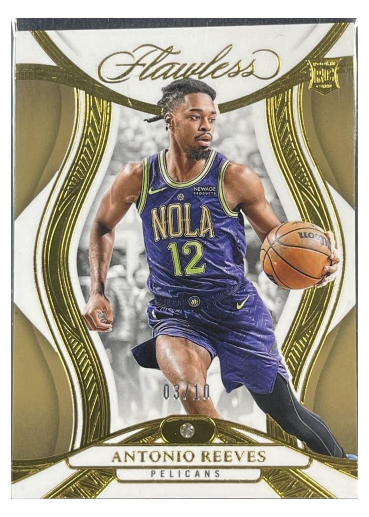2024-25 Panini Flawless Base Gems Antonio Reeves #85 card