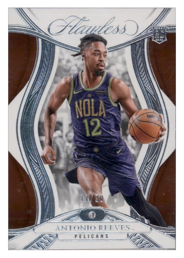 2024-25 Panini Flawless Base Gems Antonio Reeves #85 card
