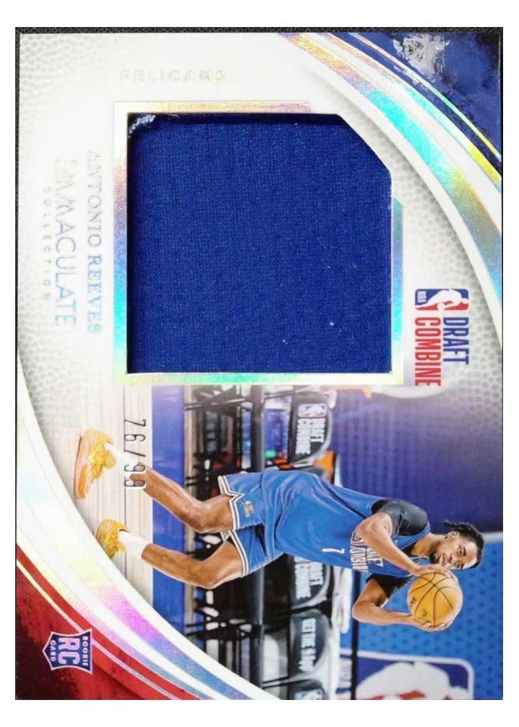 2024-25 Panini Immaculate Collection Draft Combine Memorabilia Set Antonio Reeves #37 card