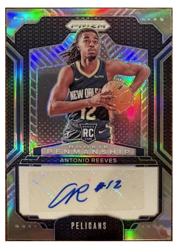 2024-25 Panini Prizm Rookie Penmanship Antonio Reeves #RPE-ARP card