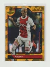 2021 Topps Merlin Chrome UEFA Antony Gold Atomic #129 card