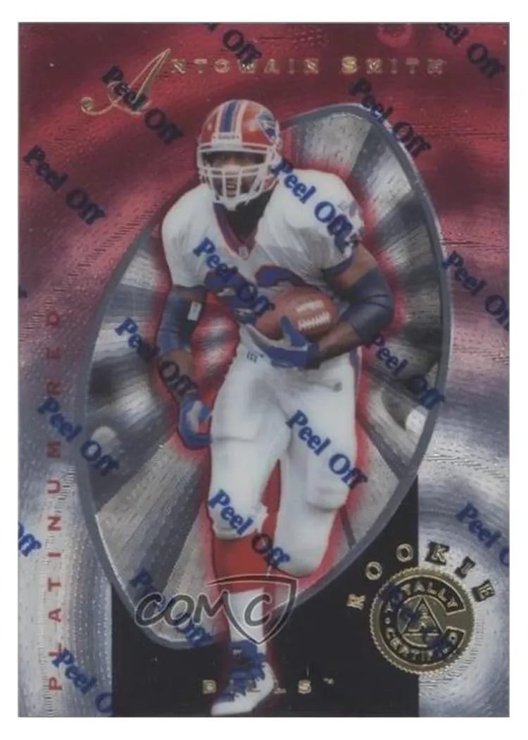 1997 Pinnacle Totally Certified Antowain Smith #126 card