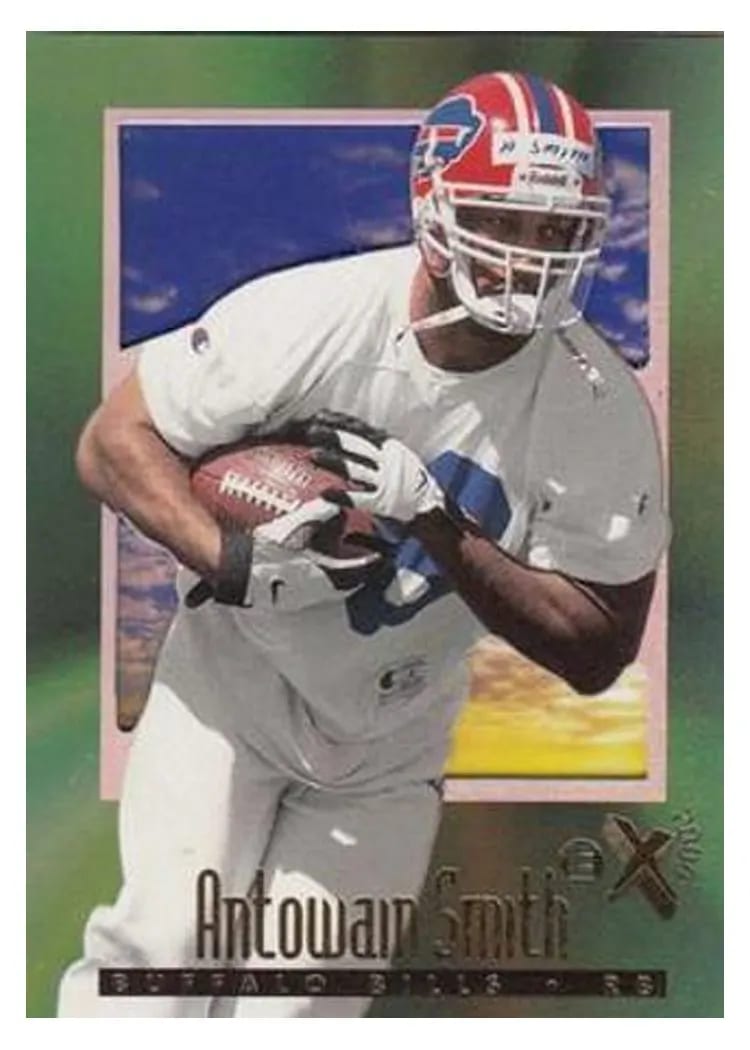 1997 Skybox E X2000 Antowain Smith #34 card