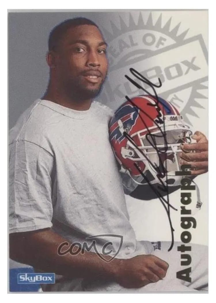 1997 Skybox Premium Autographics Antowain Smith card
