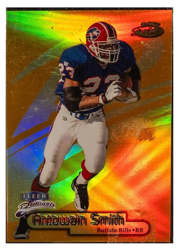 1998 Fleer Brilliants Antowain Smith #6TG card