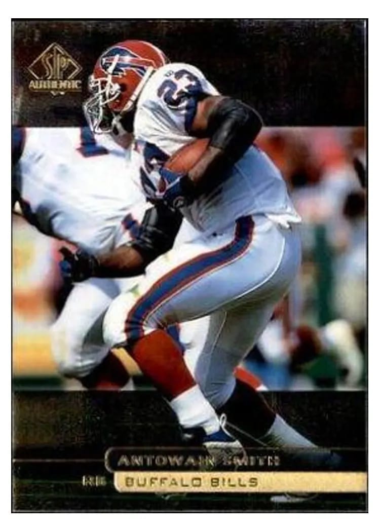 1998 SP Authentic Antowain Smith #52 card