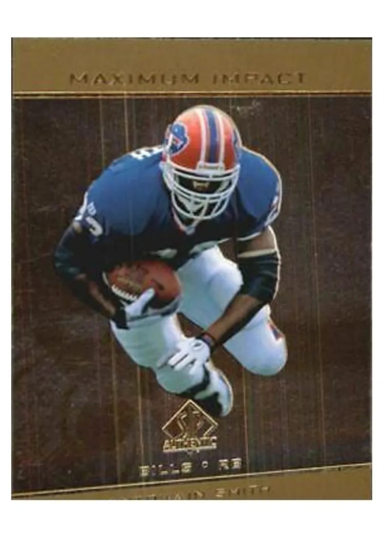 1998 SP Authentic Maximum Impact Antowain Smith #SE6 card