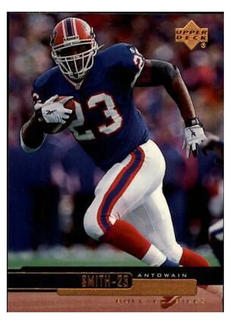 1999 Upper Deck Antowain Smith #24 card
