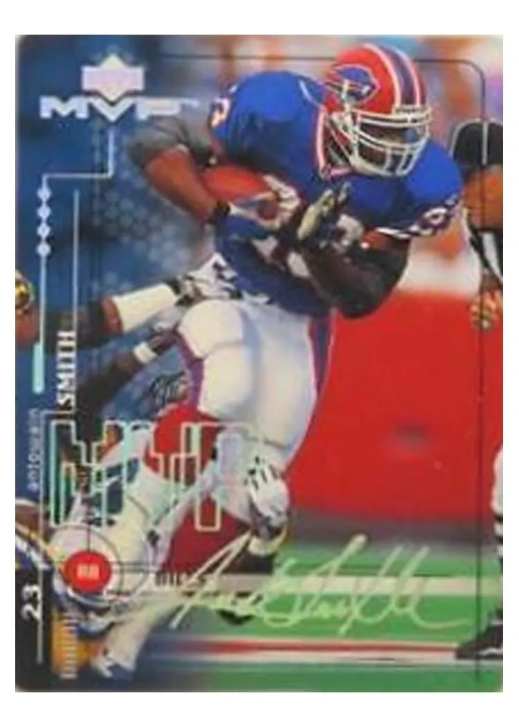 1999 Upper Deck MVP Antowain Smith #21 card