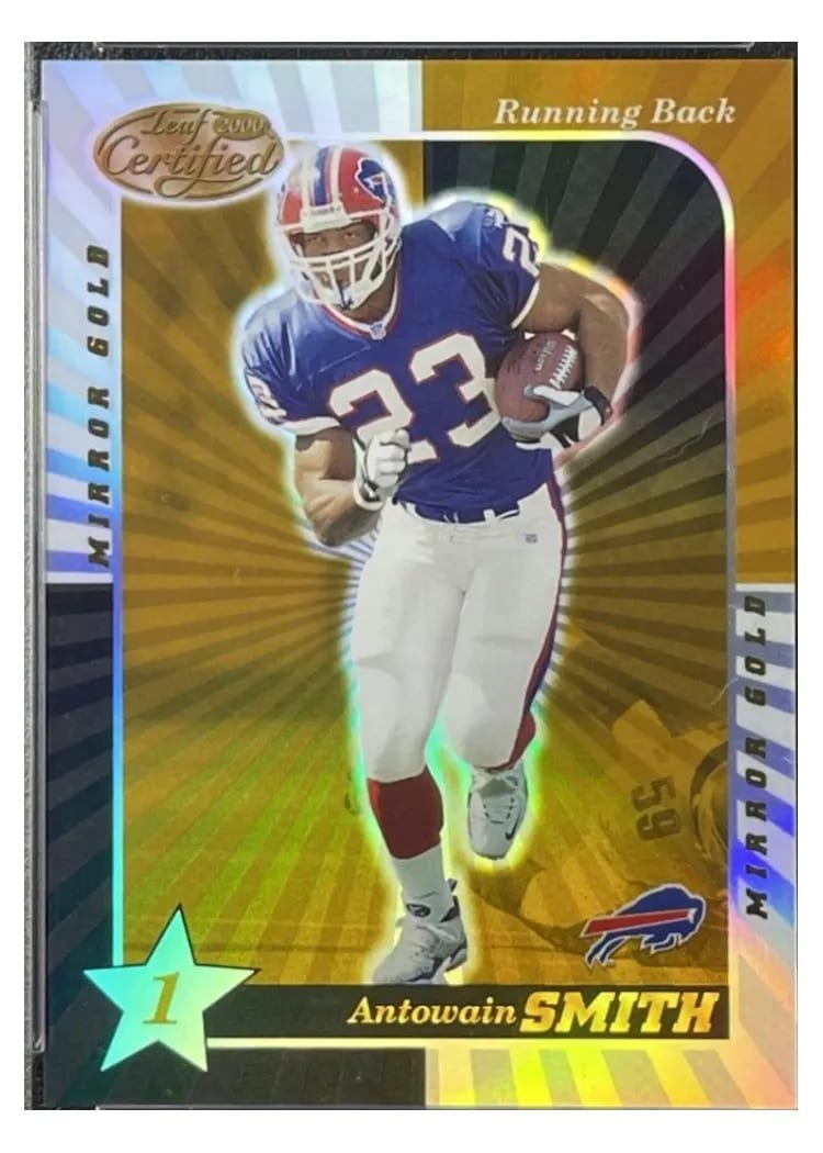 2000 Leaf Certified Antowain Smith #16 card