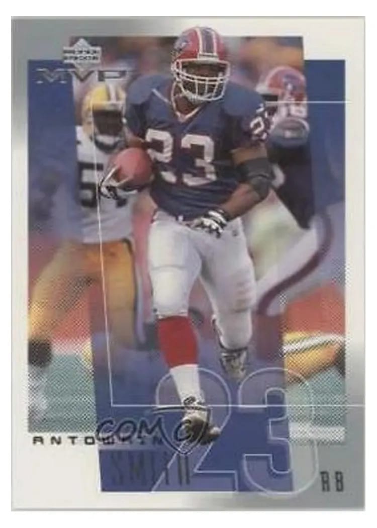 2001 Upper Deck MVP Antowain Smith #31 card