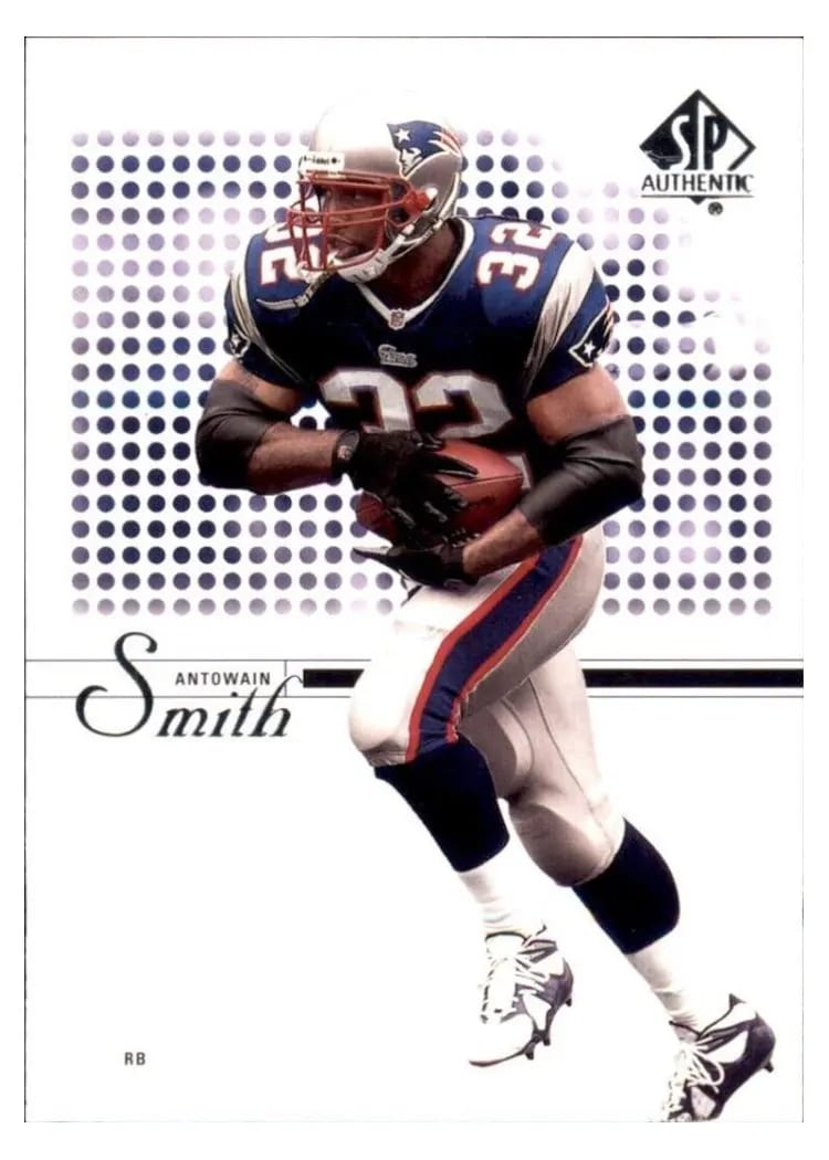 2002 SP Authentic Antowain Smith #2 card