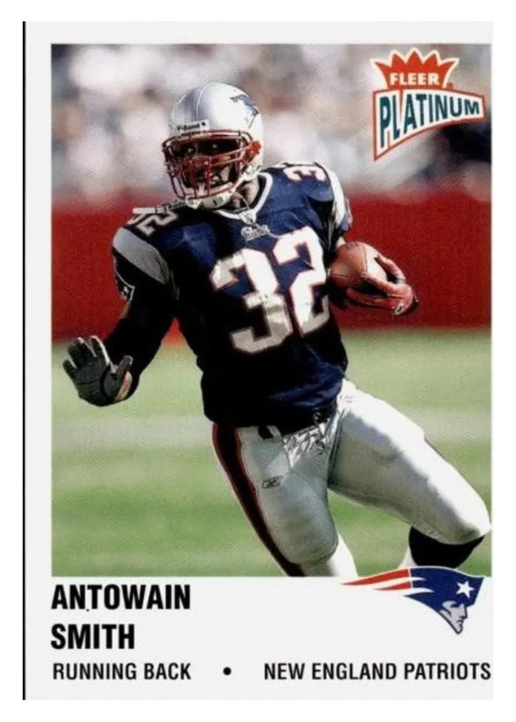 2003 Fleer Platinum Antowain Smith #8 card