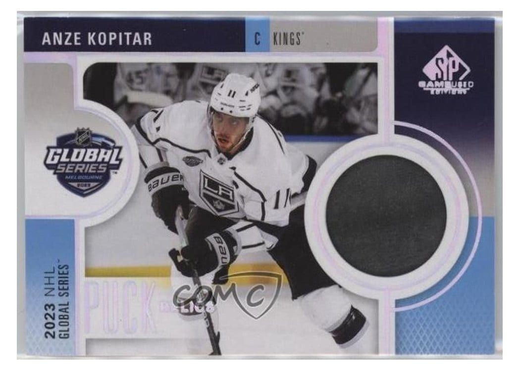 2024 SP Game Used Global Series Melbourne Puck Relic Anze Kopitar #GSP-AK card