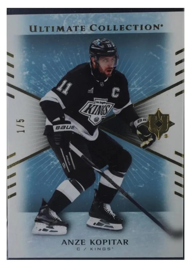 2025 Upper Deck Ultimate Collection Anze Kopitar Black #3 card