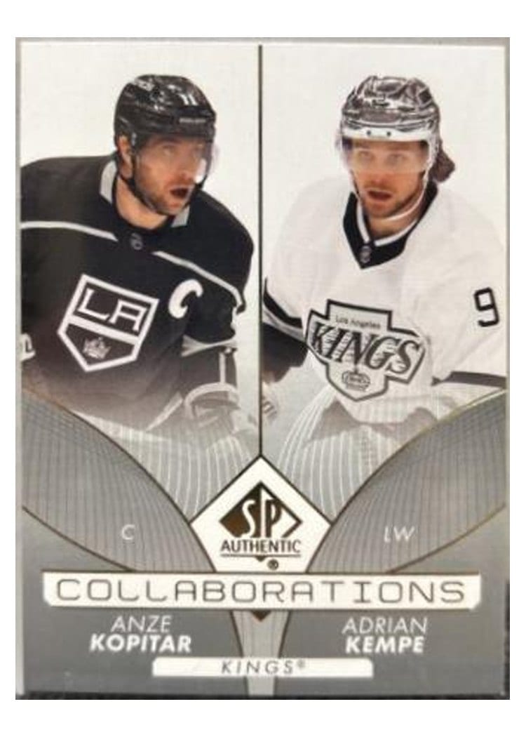 2022-23 SP Authentic Collaborations Anze Kopitar/Adrian Kempe #C-19 card