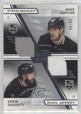 2021-22 Upper Deck Premier Premier Dual Jersey Anze Kopitar/Drew Doughty #PD-KD card