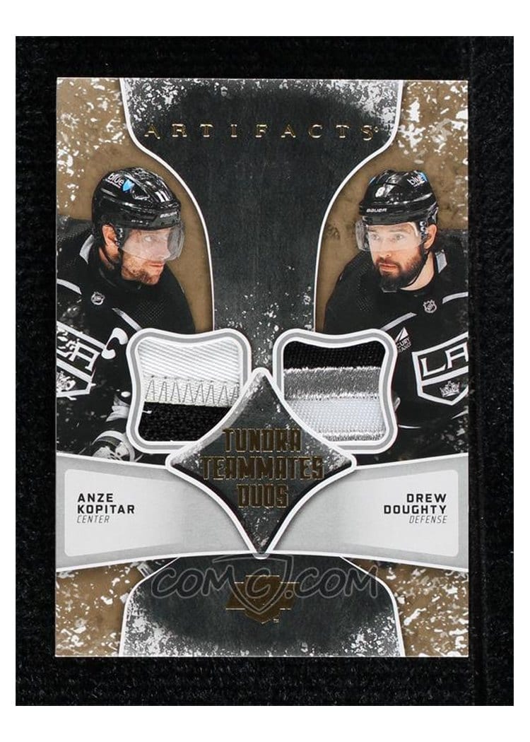 2024-25 Upper Deck Artifacts Tundra Teammates Duos Anze Kopitar/Drew Doughty #T2-LAK card