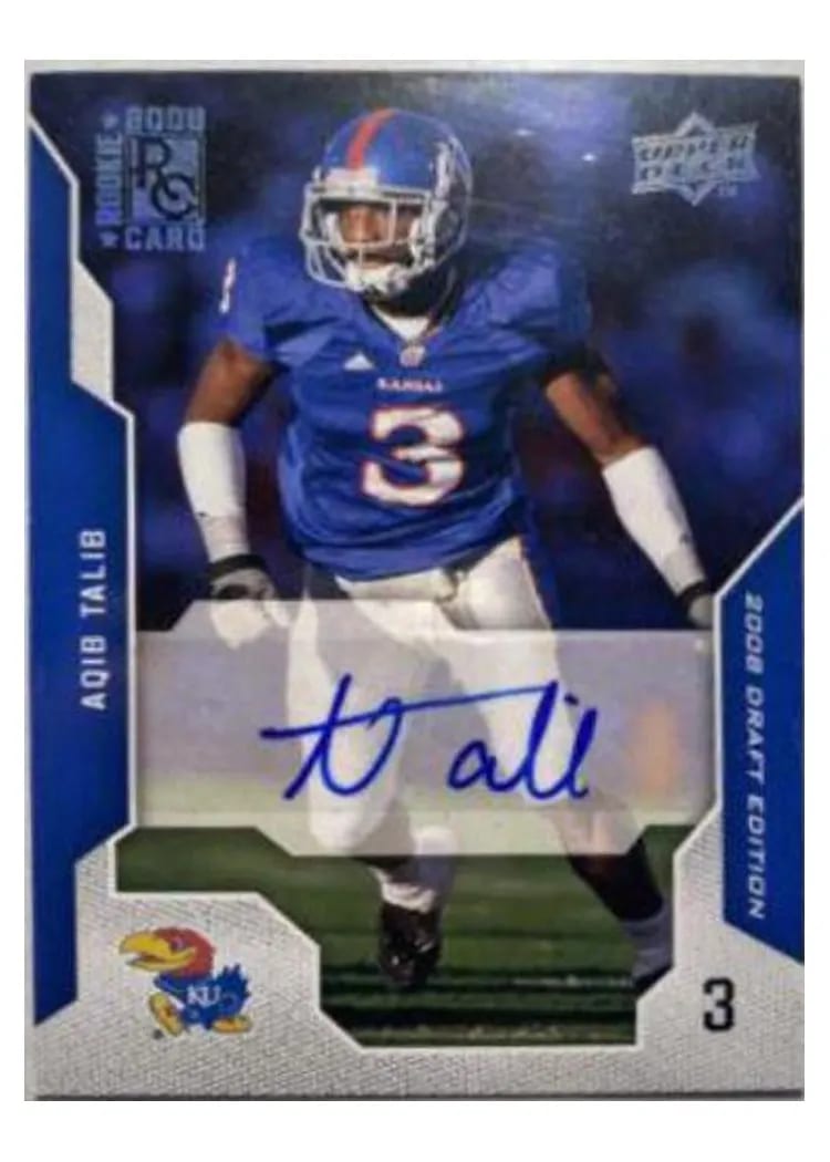 2008 Upper Deck Draft Edition Aqib Talib #7 card