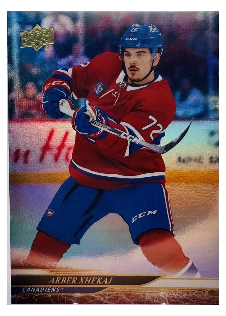 2024-25 Upper Deck Base Set Arber Xhekaj #340 card