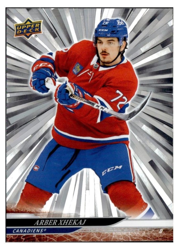 2024-25 Upper Deck Base Set Arber Xhekaj #340 card