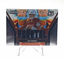 2025 Panini Prizm Black Fractal Arch Manning #23 card