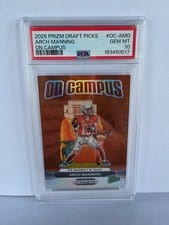 2025 Panini Prizm Draft Picks On Campus Arch Manning #3 card