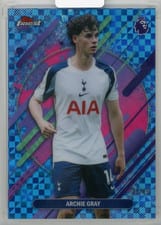 2026 Topps Finest Premier League Archie Gray #291 card