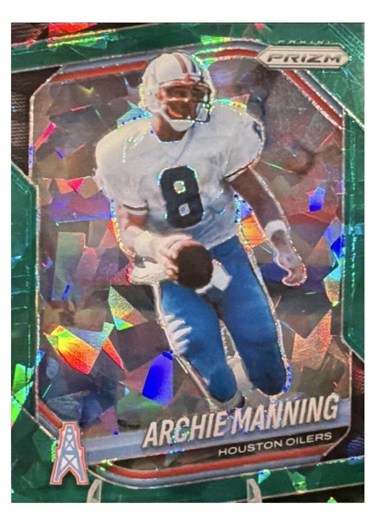 2025 Panini Prizm Base Set Archie Manning #166 card