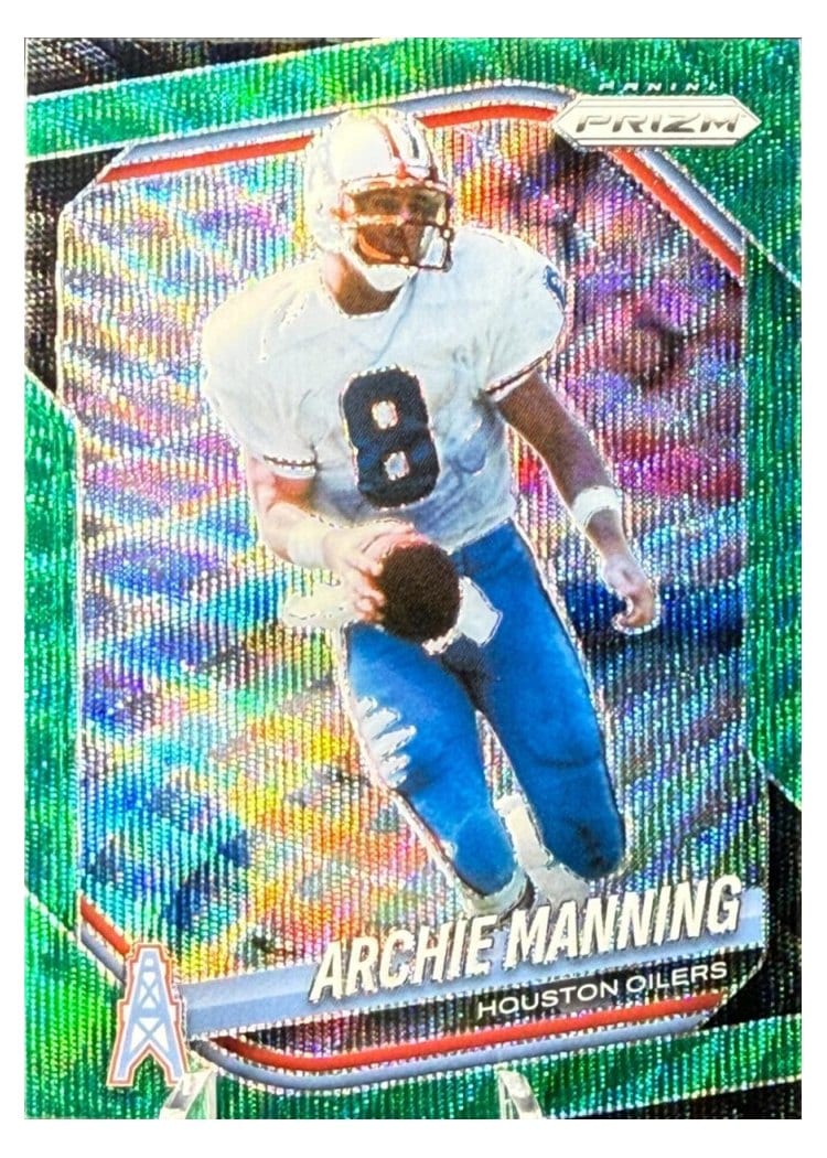 2025 Panini Prizm Base Set Archie Manning #166 card