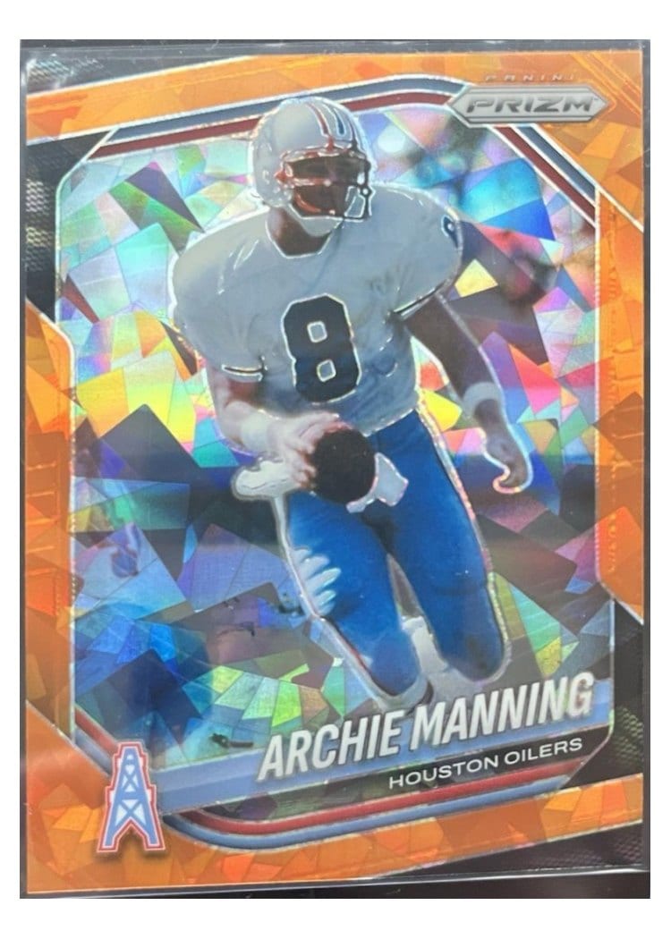 2025 Panini Prizm Base Set Archie Manning #166 card