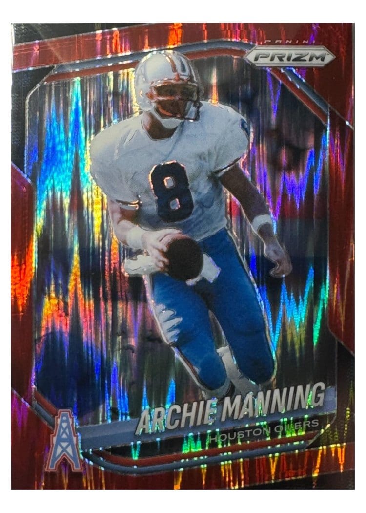 2025 Panini Prizm Base Set Archie Manning #166 card