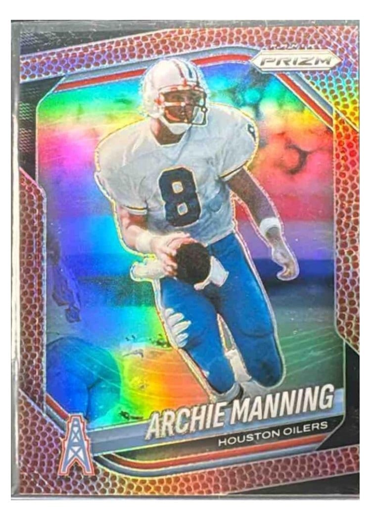 2025 Panini Prizm Base Set Archie Manning #166 card