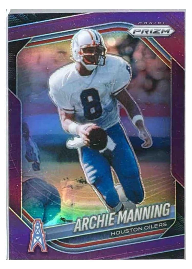 2025 Panini Prizm Base Set Archie Manning #166 card