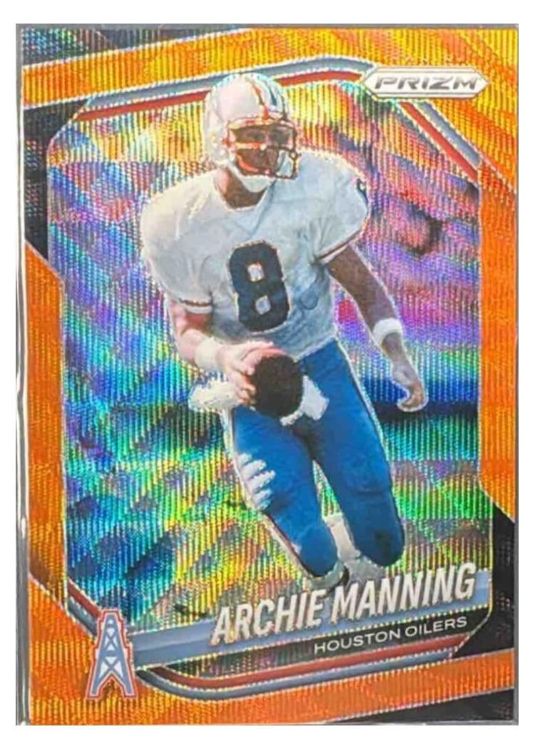 2025 Panini Prizm Base Set Archie Manning #166 card