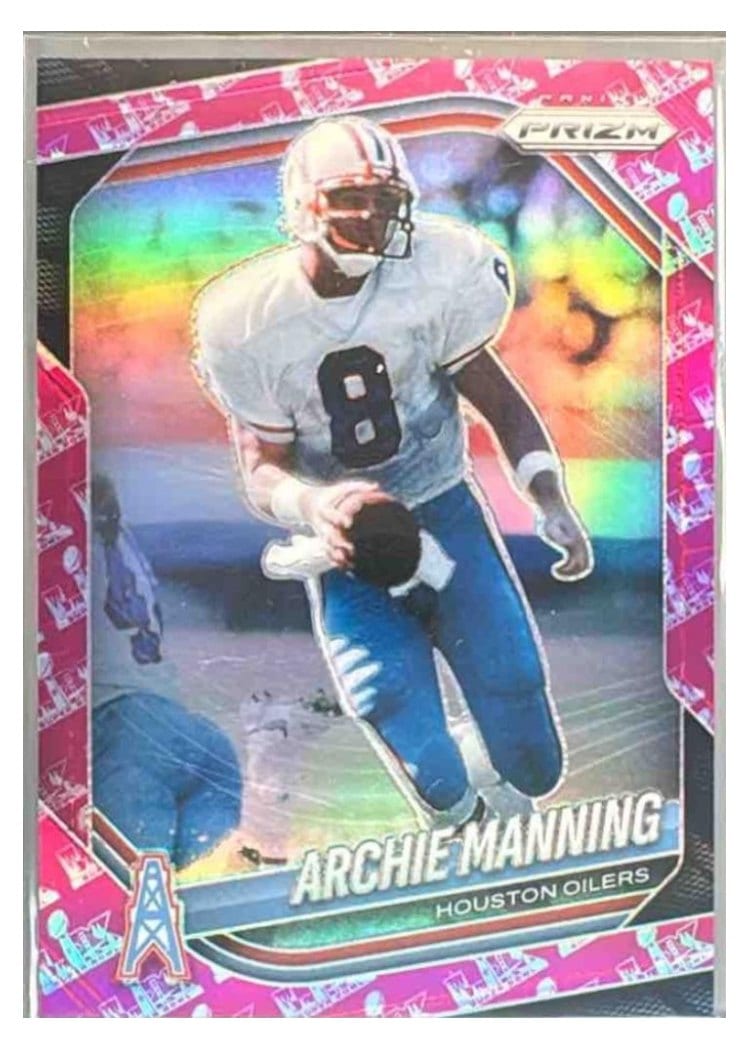 2025 Panini Prizm Base Set Archie Manning #166 card