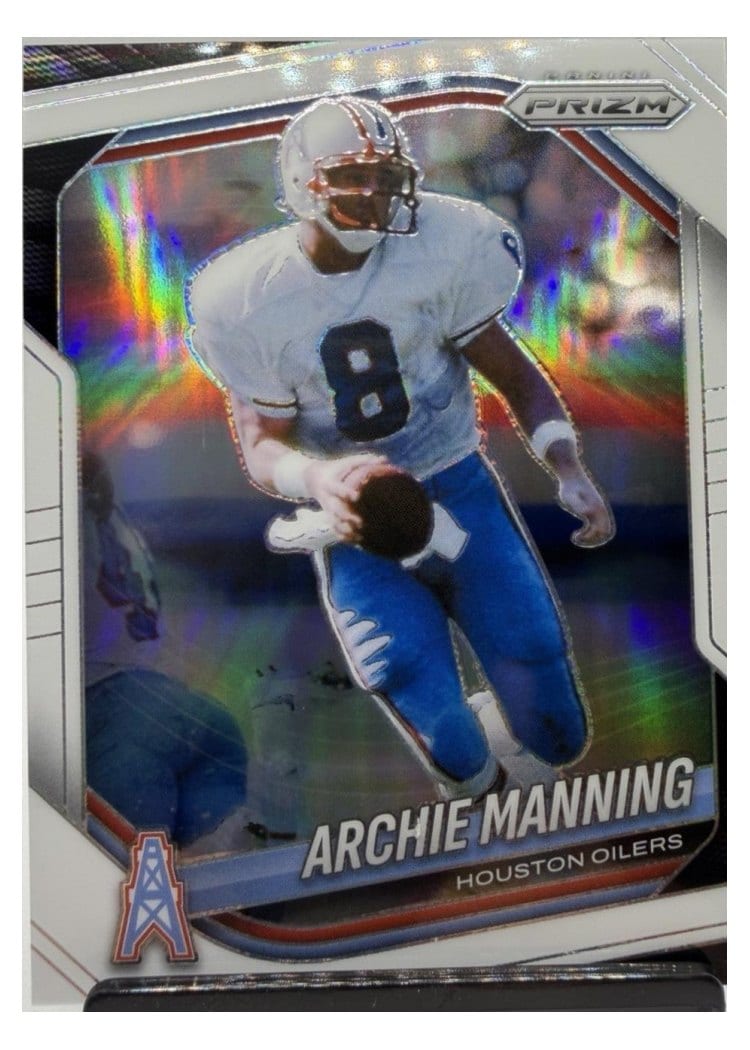 2025 Panini Prizm Base Set Archie Manning White #166 card