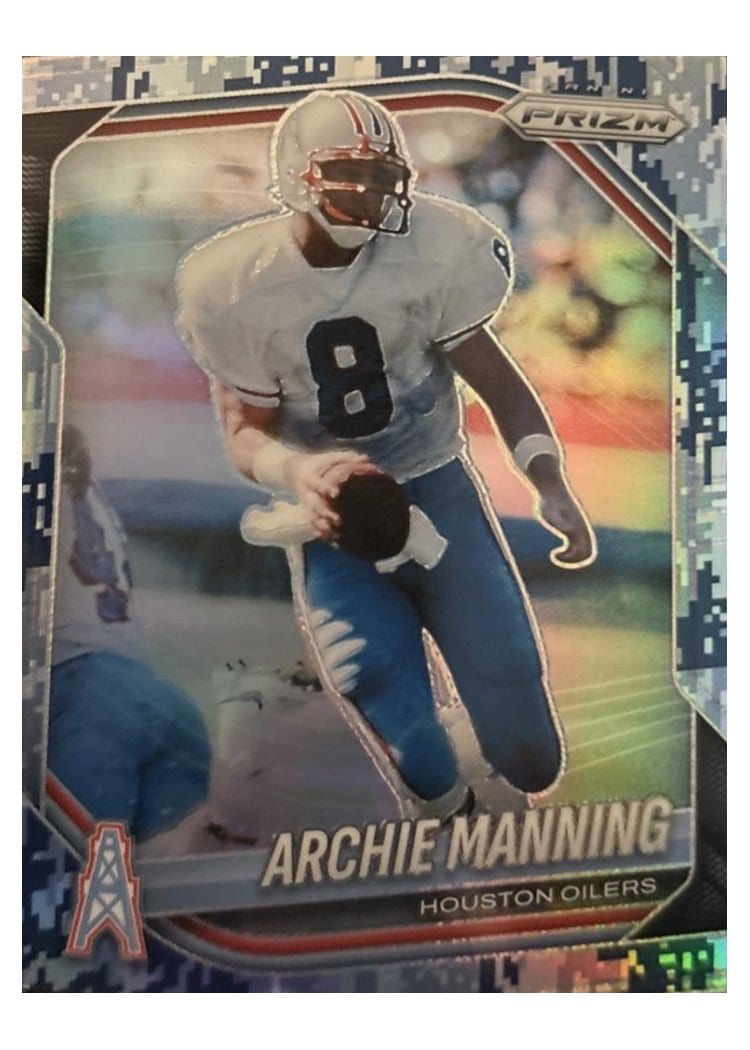 2025 Panini Prizm Base Set Archie Manning #166 card